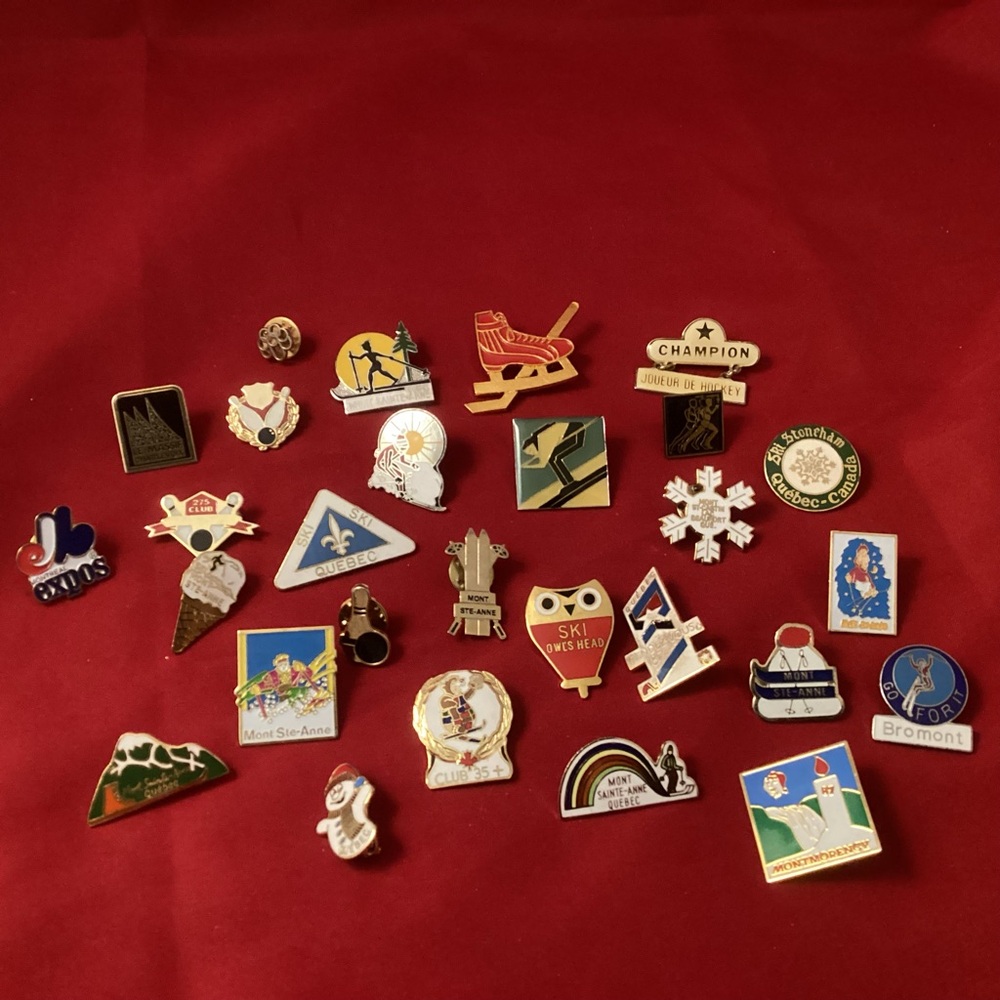 Sport related pins lot
